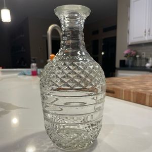 Vintage Pressed Glass Decanter